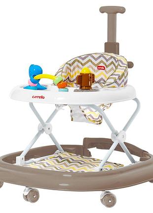 Ходунки carrello eterno crl-9607 coffee 3в1 (ходунки, гойдалка, каталка)