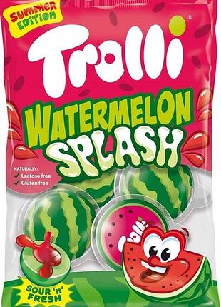 Конфеты желейные trolli watermelon splash 75 г
