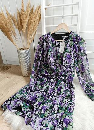 Платье цветы от reserved, размер м