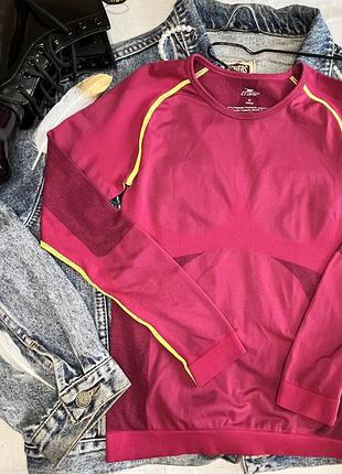 Термо кофта малинового коляру