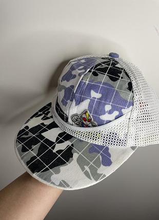 Кепка для хлопчика з роботом у сіточку