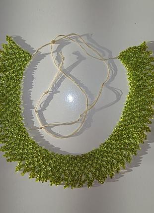 Силянка зелена на шнурку