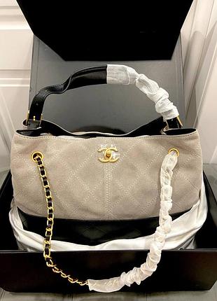 Преміальна брендова жіноча класична замшева сумка