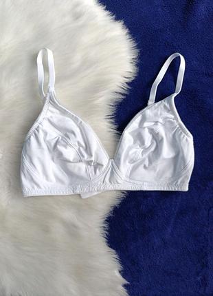 Хлопковый бюстгальтер минимайзер без косточек без паралона 34c 75c