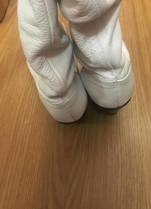 Белые сапоги зимние ботинки обмен3 фото