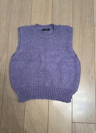 Жилетка тепла жіноча meska (s) фіолетова