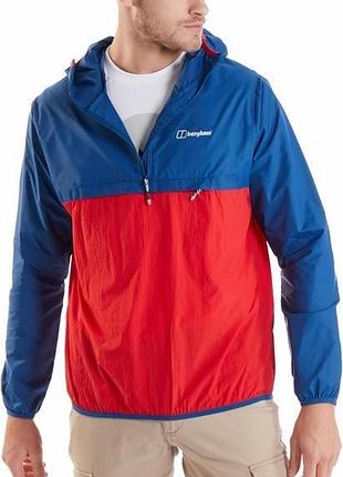 Мужская ветровка куртка курточка анорак berghaus corbeck с капюшоном
