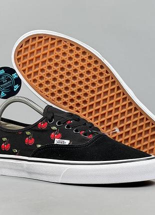 Кеди кросівки sample vans authentic cherries ванс венс скейт шузи
