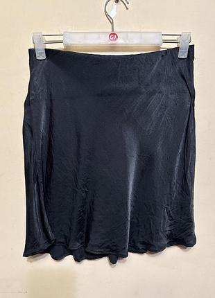Юбка мини в бельевом стиле вискоза h&m
