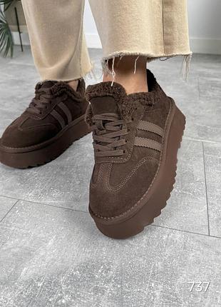 Зимові кеди на платформі