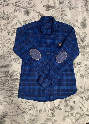 Сорочка чоловіча в клітинку jet polo розмір m