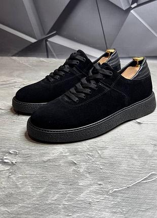 Чоловічі кеди із натуральної замші