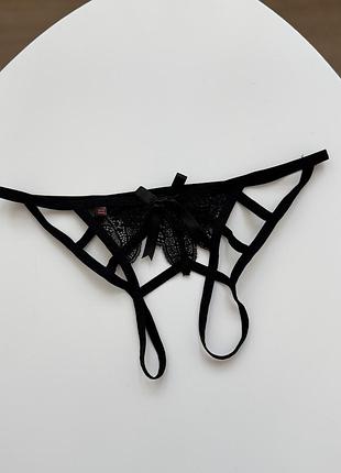 Трусики з відкритим доступом xs-s