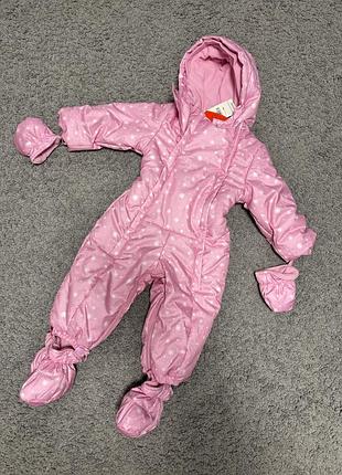 Зимовий комбінезон на дівчинку sinsay 86