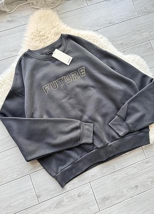 Світшот унісекс з начісом оверсайз