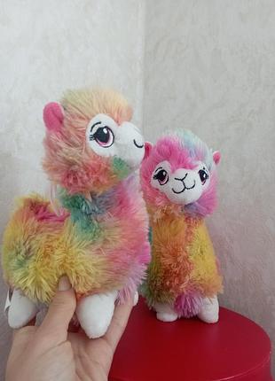 Мягкая игрушка лама цветная