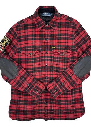 Вінтажний polo ralph lauren жакет /кофта утеплена сорочка s