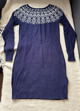 Зимова сукня з орнаментом