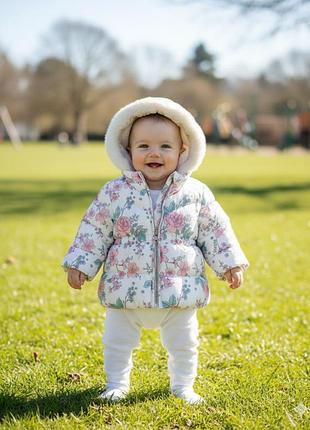 ​🌸👶 невероятно милая демисезонная курточка для маленькой принцессы – "зимний сад"! 👶🌸