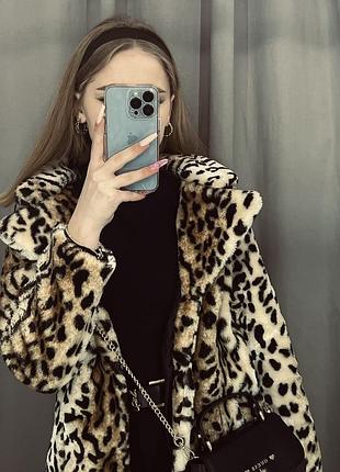 Шуба леопардова