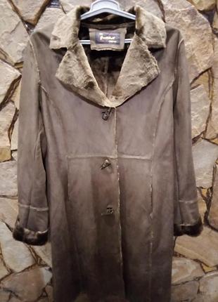 Дубленка.
искусственная замша, искусственный мех