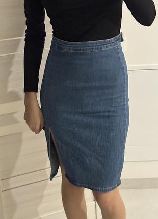 Джинсова спідниця