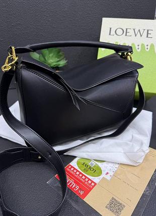 Шкіряна сумка пазл 30см через плече lo