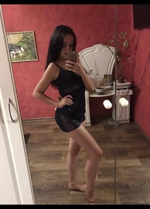 Ночной атласный костюм