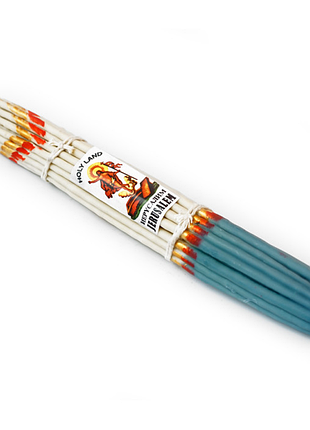 Комнатные свечи восковые пучок 33 шт белые