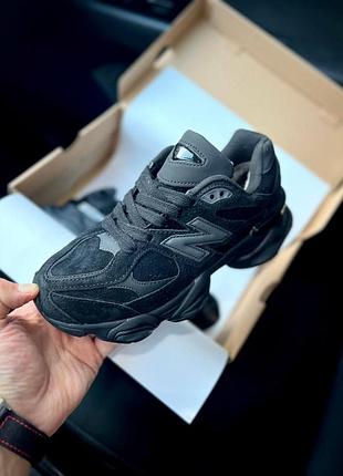 👟кроссовки женские new balance 9060 all black winter👟