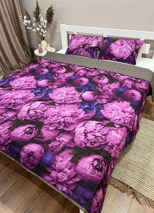 Покривало сатин двухсторонє з подушками