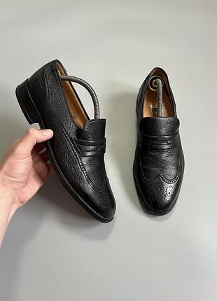 Лоферы bally suisse richy black codrik santoni zilli 41(26.5cm)