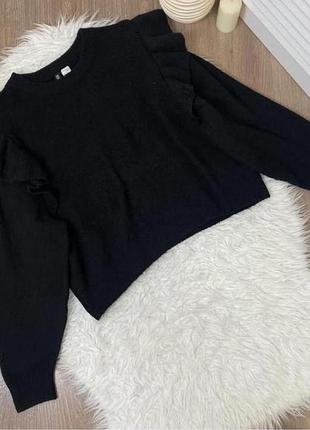 Чорна кофта светр жіночий