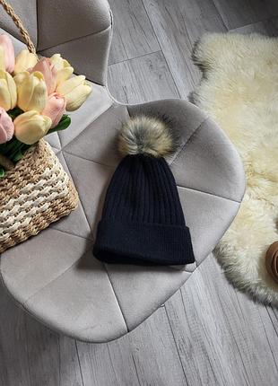Шапка дитяча унісекс з бубоном