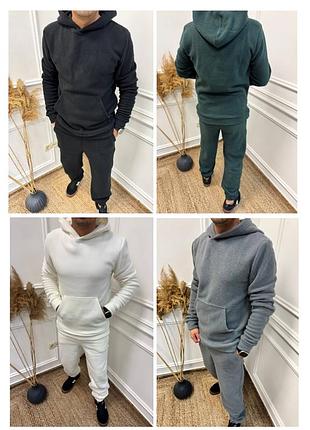 Флісовий костюм чоловічий 44-54р. двосторонній фліс у трендових кольорах