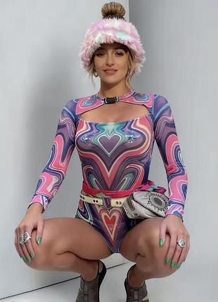 Комбинезон шортами,ромпер сетка,на танцы heels,фотосессию,с поясом