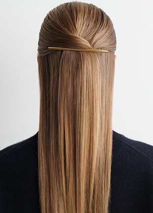 Позолоченная минималистичная шпилька для волос cos 1292809001