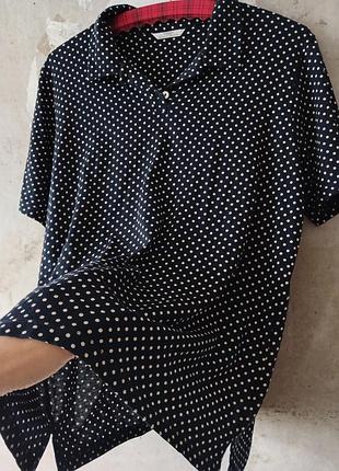 Элегантное женское поло от marks &amp; spencer, классическая футболка в горошек
