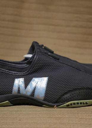 Легчайшие серые фирменные кроссовки из комбинированных материалов merrell 38 1/2 р.( 25 см.)