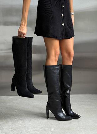 Жіночі високі чоботи труби