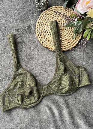 Фірмовий ажурний бралет хакі