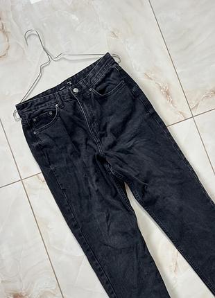 Жіночі чорні джинси mom fit
