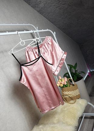 Шелковая,женская пижама