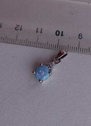 Кулон, срiбло 925, опал