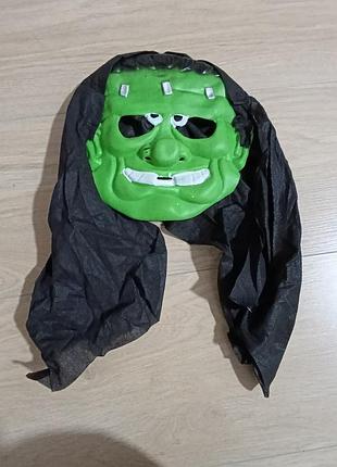 Маска франкенштейн хеловін halloween
