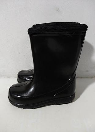 Сапоги резиновые с утеплителем (мех) детские, производитель китай, размер 27.