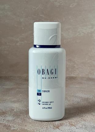 Obagi - nu-derm toner, restores skin’s natural ph - тонер для відновлення балансу шкіри, 198 ml