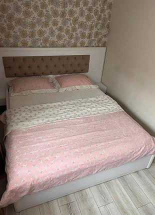 Постельное белье набор комплект пододеяльник 2 наволочки