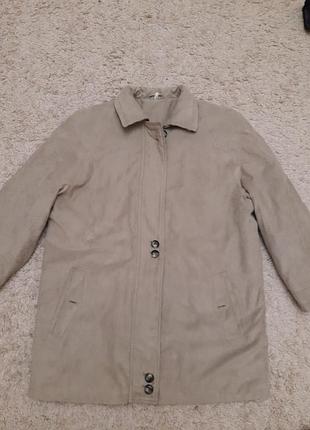 Куртка для женщин размер 50,замшевая