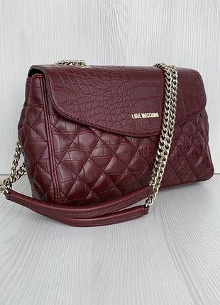 Сумка через плече love moschino кросбоді, сумка на плече